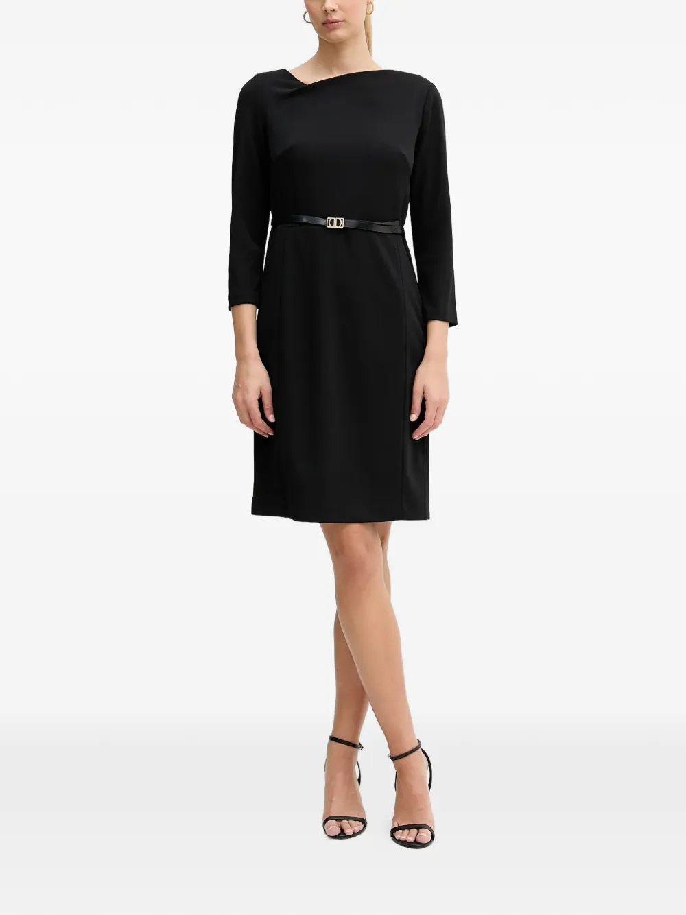 DKNY Mini-jurk met ceintuur Zwart