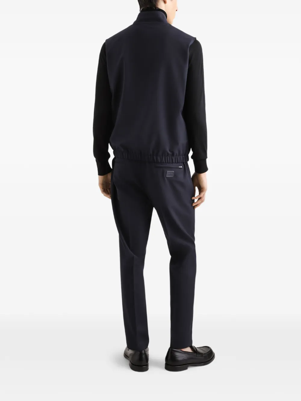 Dolce & Gabbana Broek met trekkoordtaille Blauw