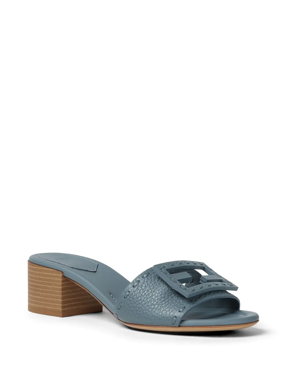 FENDI Baguette leren sandalen Blauw