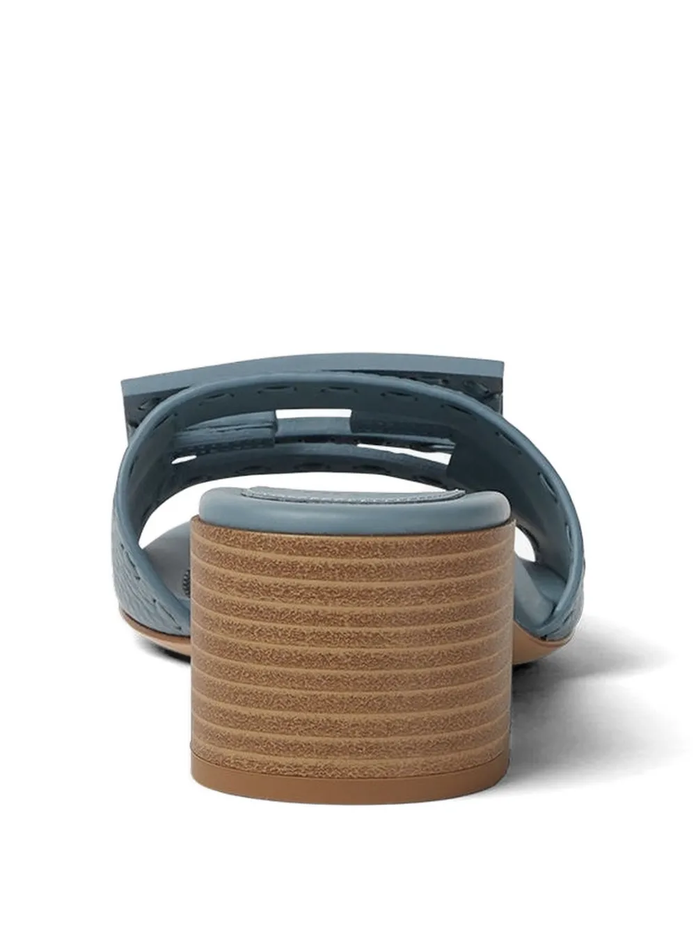 FENDI Baguette leren sandalen Blauw