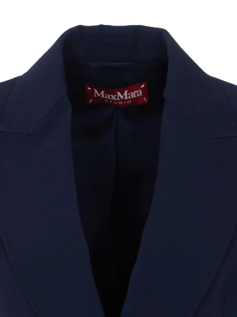 Max Mara Blazer met dubbele rij knopen Blauw