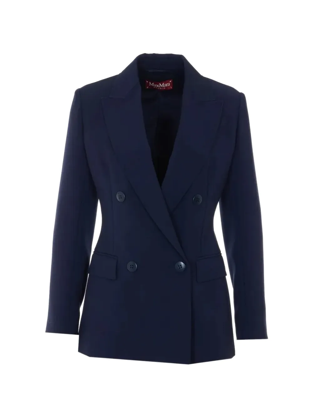 Max Mara double-breasted blazer - Blu