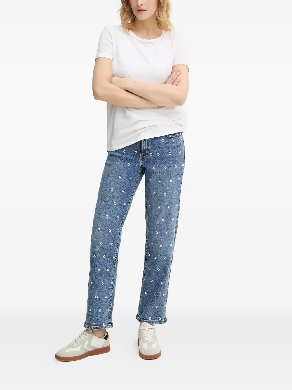 DKNY Jeans met vijf zakken Blauw