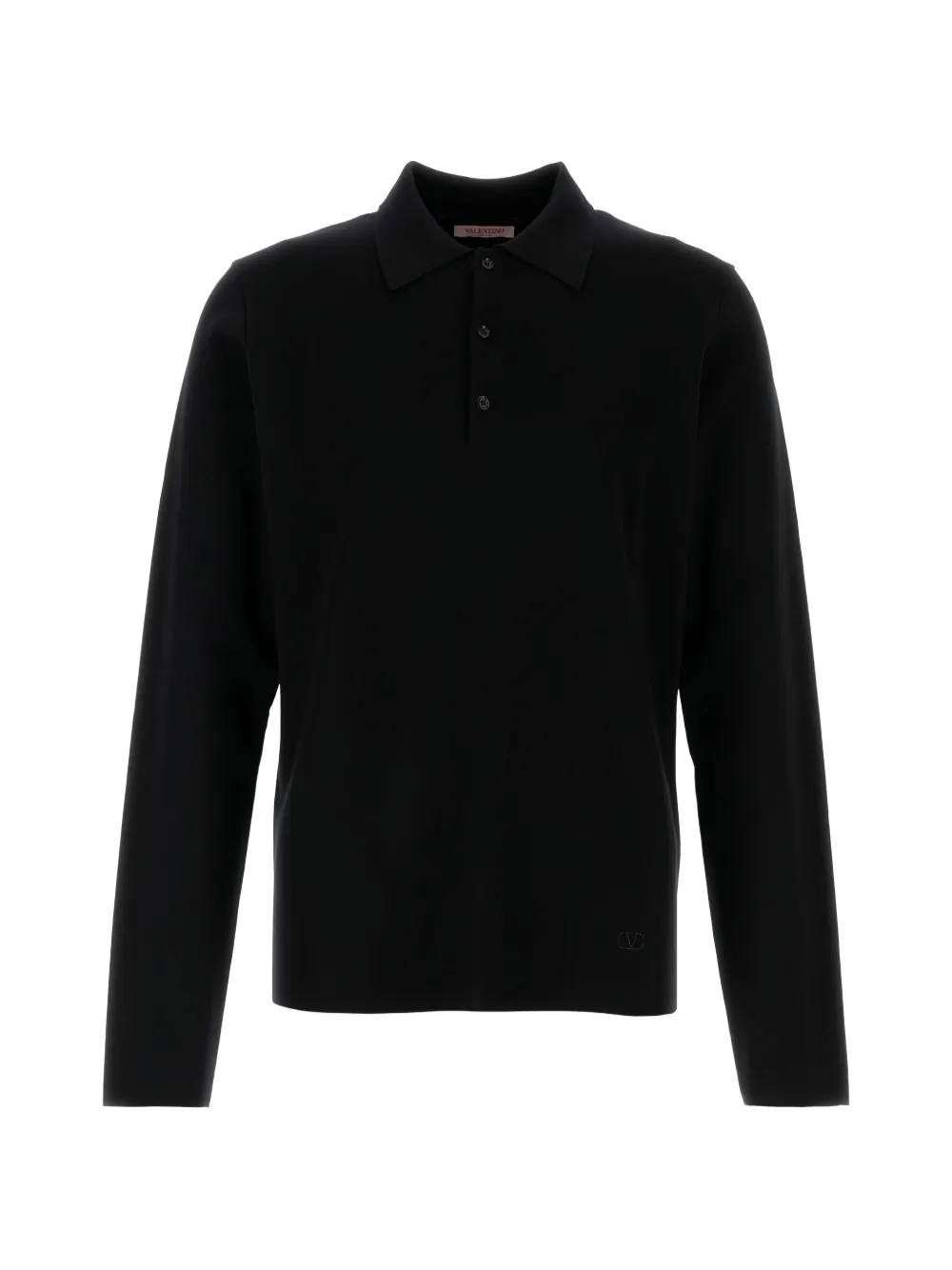 Valentino Garavani long-sleeve polo shirt - Nero