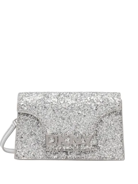 DKNY logo-plaque plaque crossbody bag