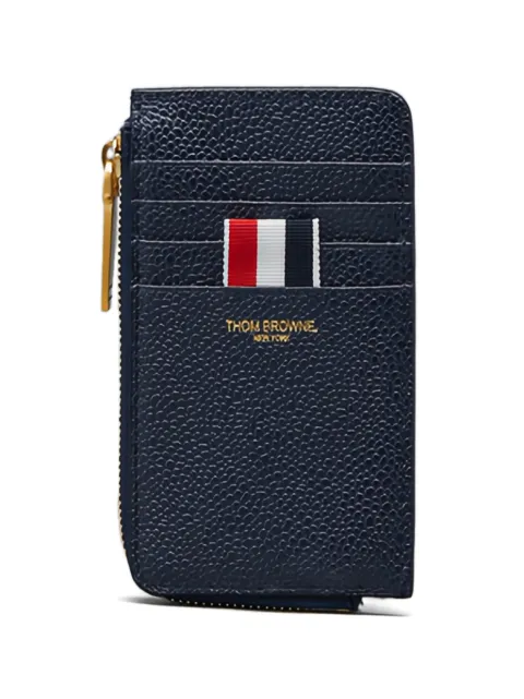 Thom Browne logo-detail card holder