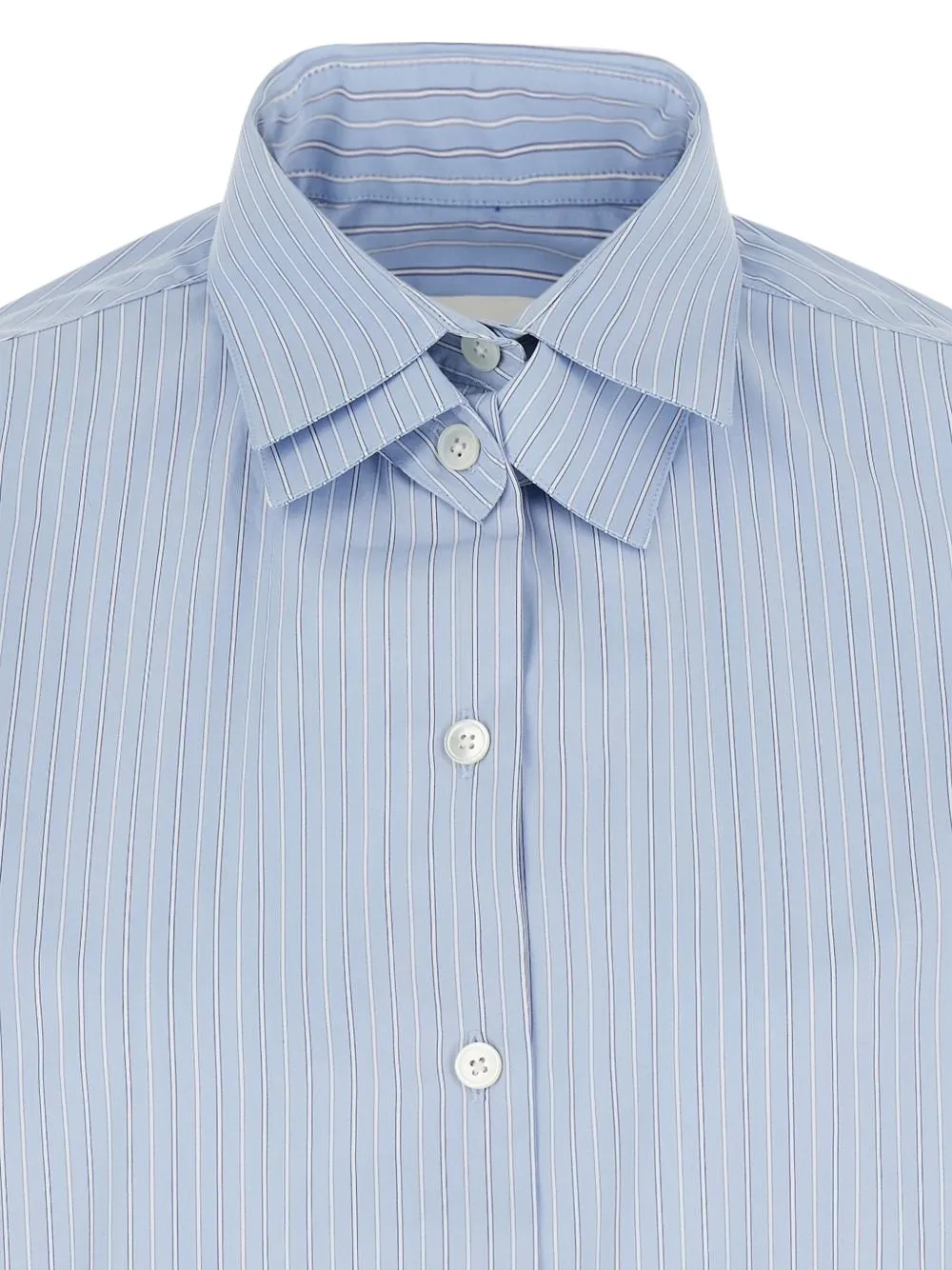  Róhe Camisa A Rayas - Azul 