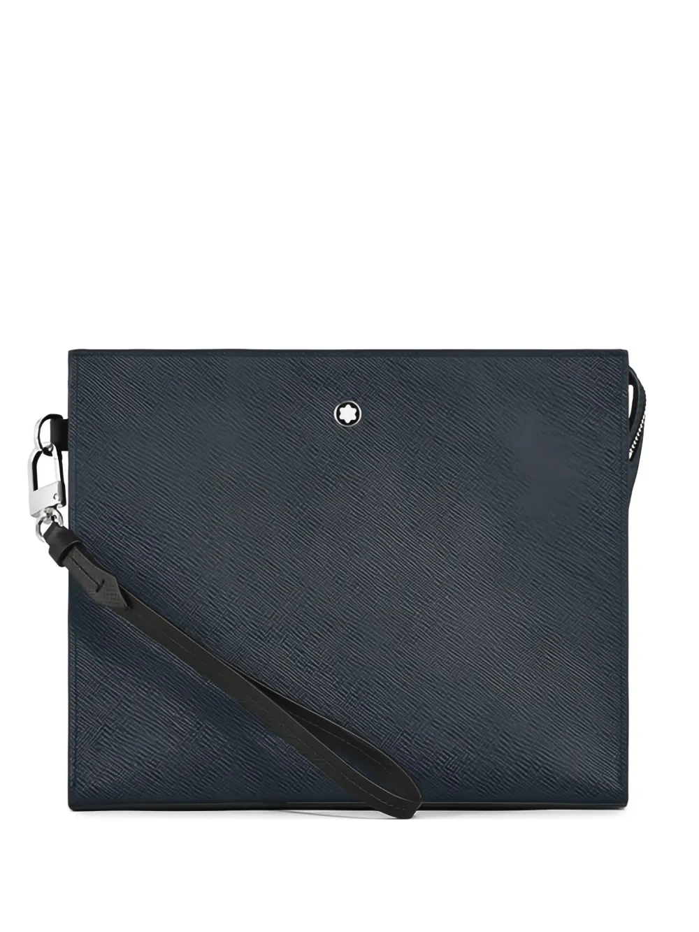Montblanc Sartorial leather square-shape clutch bag - Blu