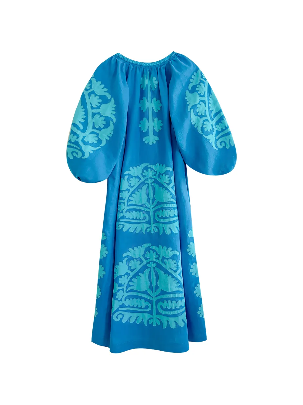 Vita Kin Shalimar midi-jurk met bloemenprint Blauw
