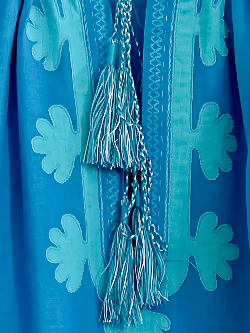 Vita Kin Shalimar midi-jurk met bloemenprint Blauw