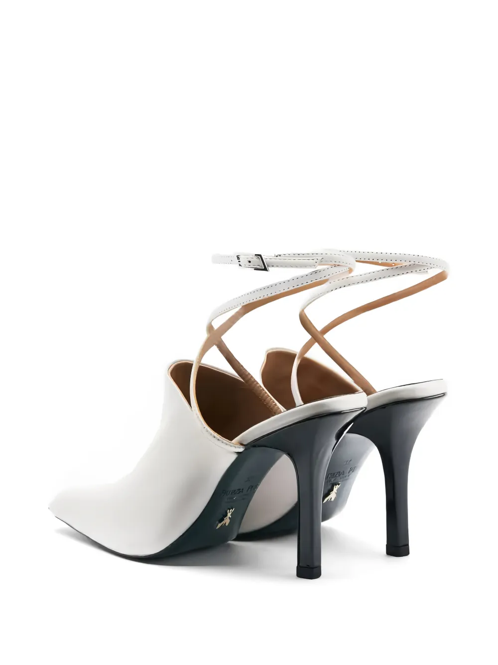 Patrizia Pepe Sabot skin in leather Wit