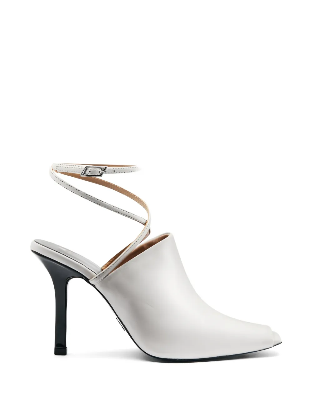 Patrizia Pepe Sabot skin in leather Wit