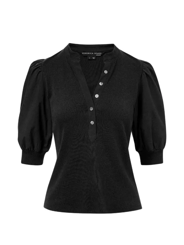 Veronica Beard Coralee Blouse in Black