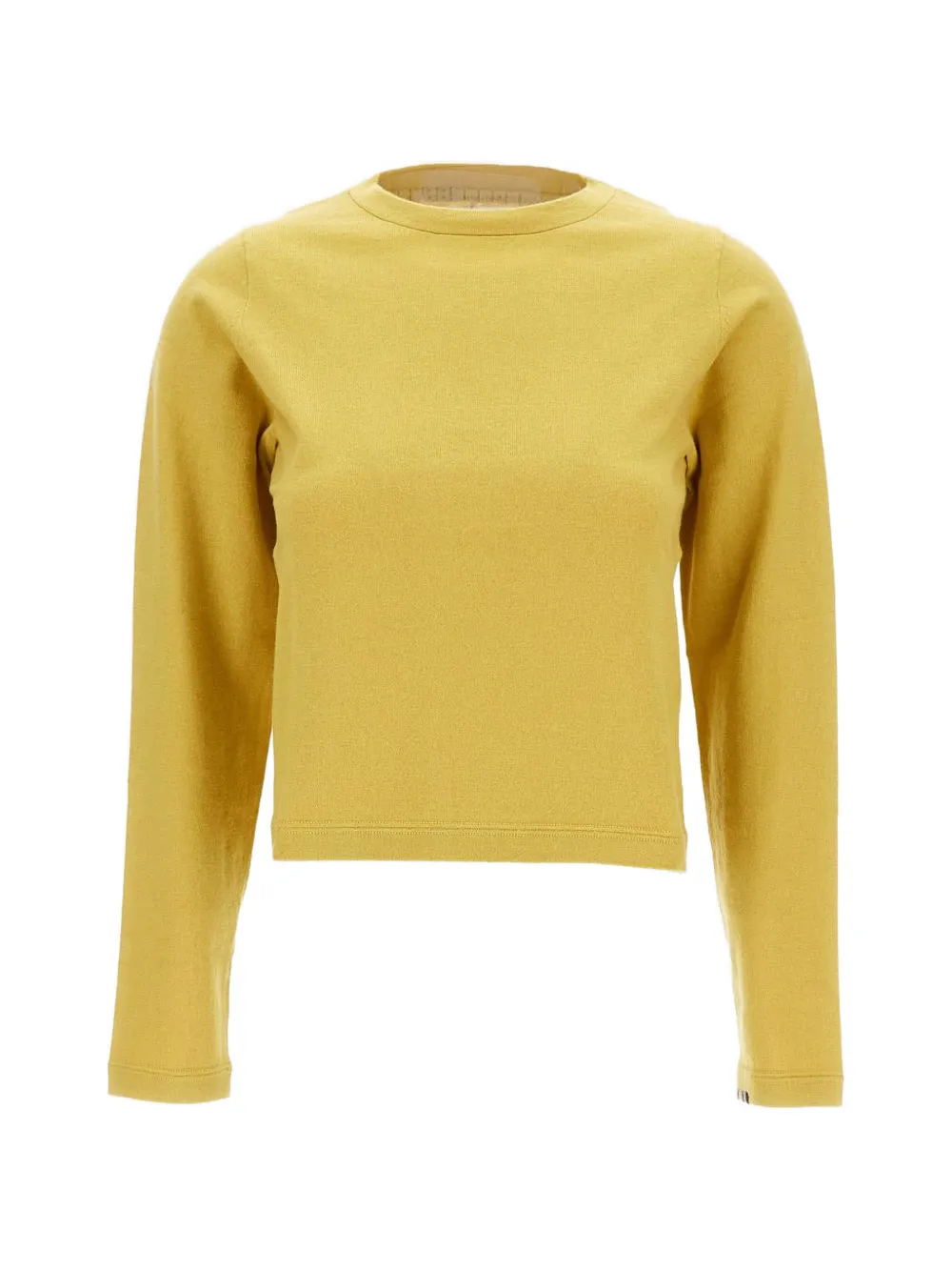 extreme cashmere Lisa crew-neck top - Giallo
