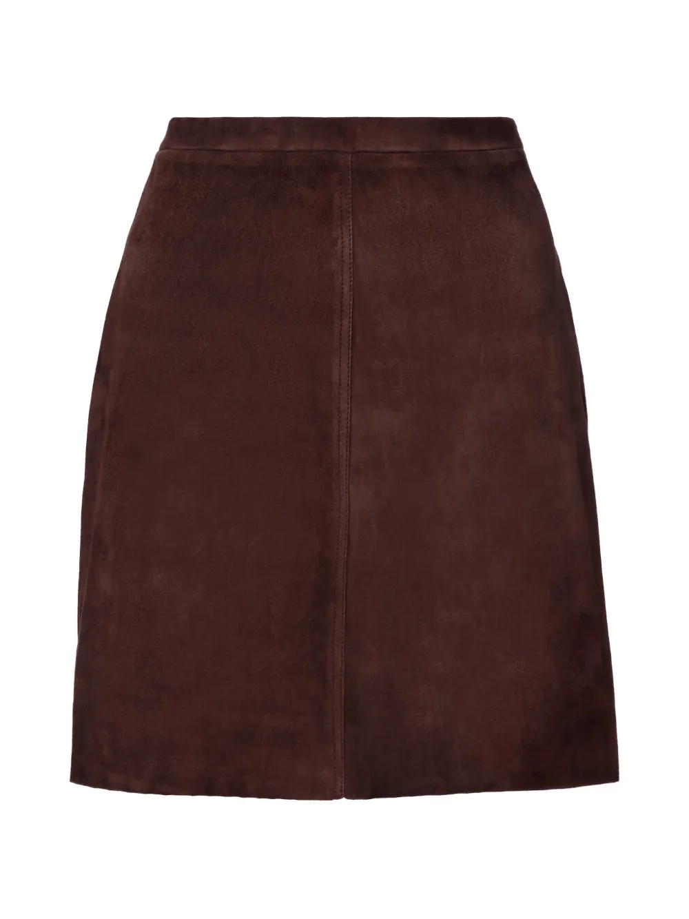Stouls Lucie A-line suede mini skirt - Marrone