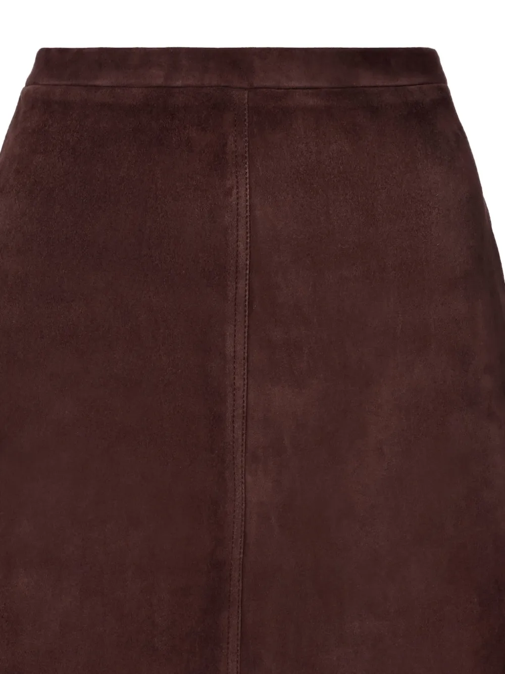  Stouls Lucie A-line Suede Mini Skirt - Brown 