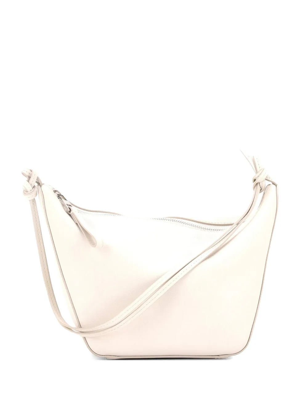 Loewe Pre-Owned Hammock Hobo Leather Mini crossbody bag - Bianco