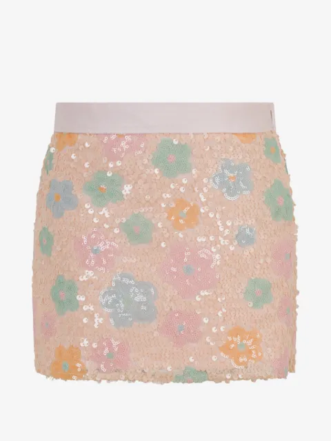Simonetta falda bordada con lentejuelas