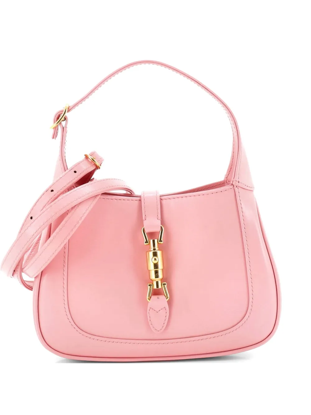 Gucci Pre-Owned Jackie 1961 Leather Mini hobo bag - Rosa