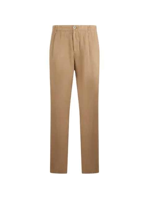 120% Lino pleat-detail linen trousers