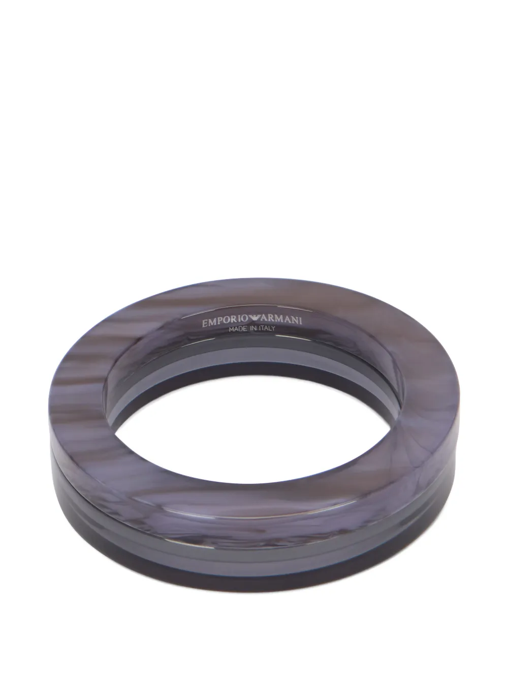 Emporio Armani layered bangle bracelet - Grigio