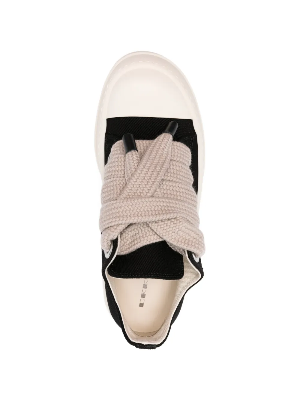 Rick Owens DRKSHDW Mega Bumper sneakers met plateauzool en ringlets Zwart