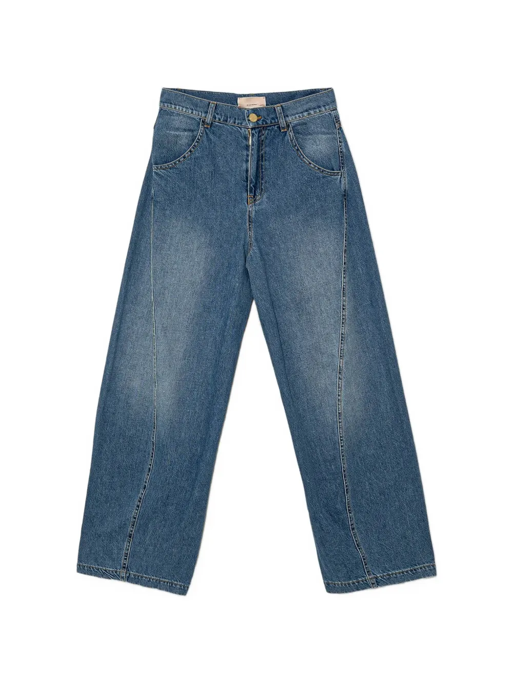 Elisabetta Franchi La Mia Bambina Jeans con logo - Blu