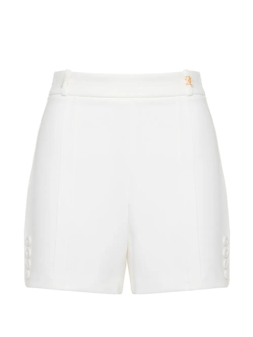 Elisabetta Franchi crêpe mini shorts - Bianco