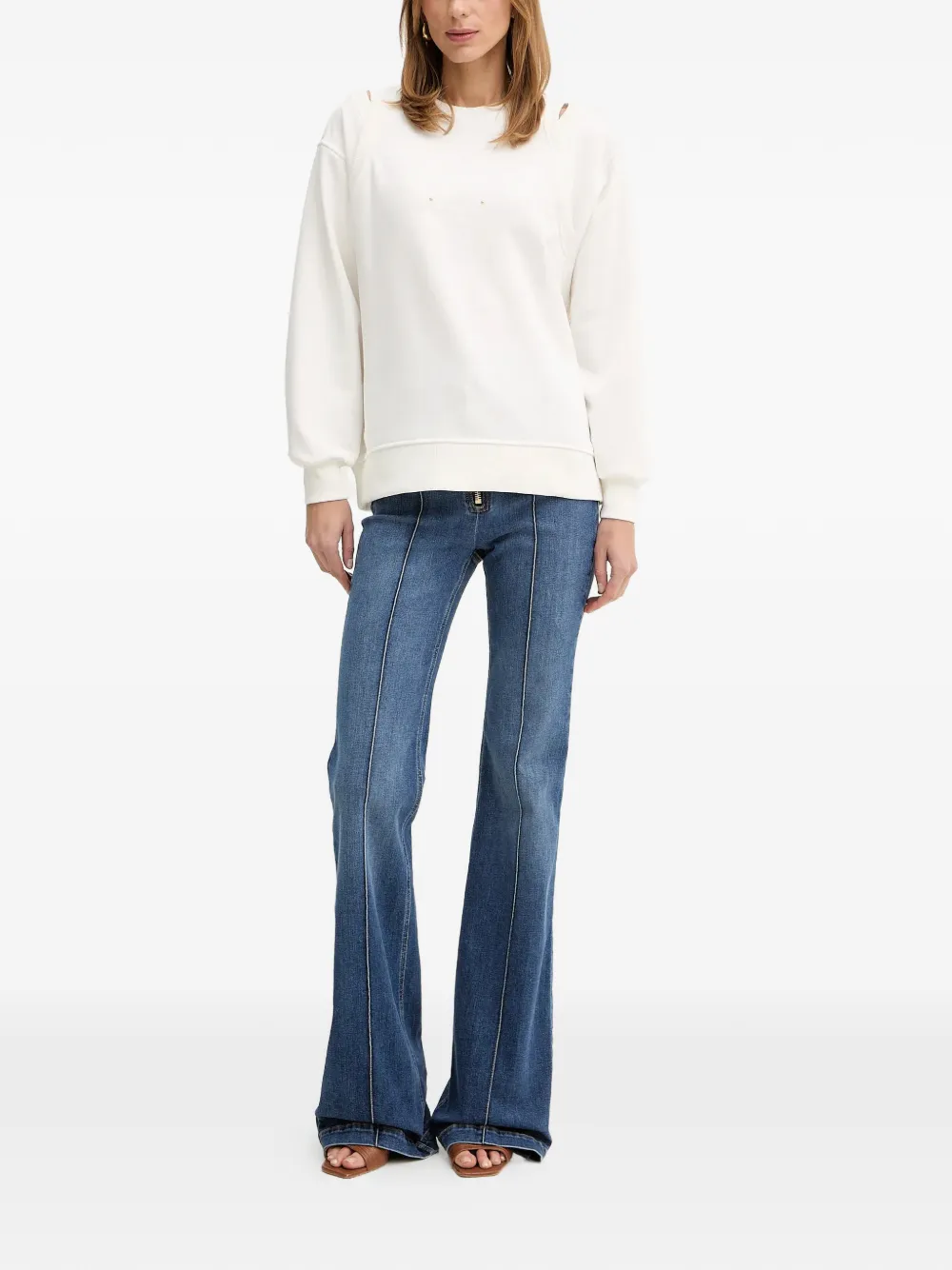 Cut-Out Sweatshirt