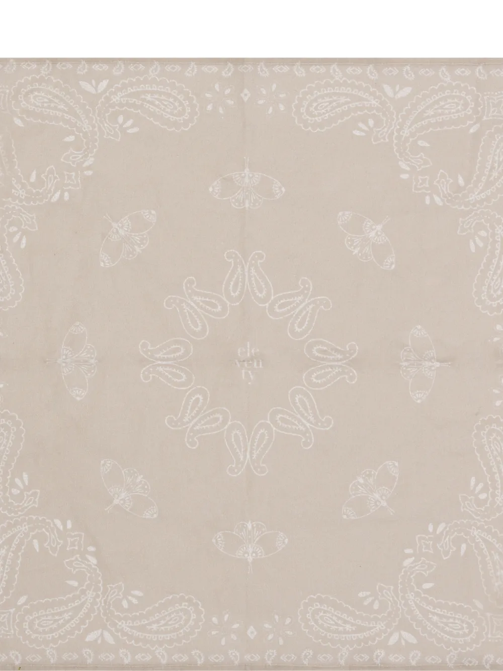  Eleventy Kids Paisley Butterfly Scarf - Neutrals 