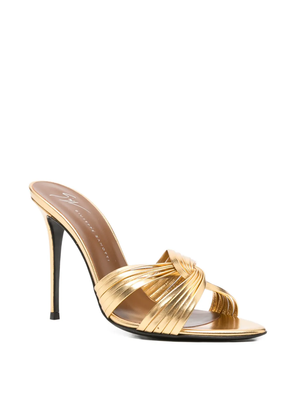 Giuseppe Zanotti Sandalen met geknoopt bandje Goud