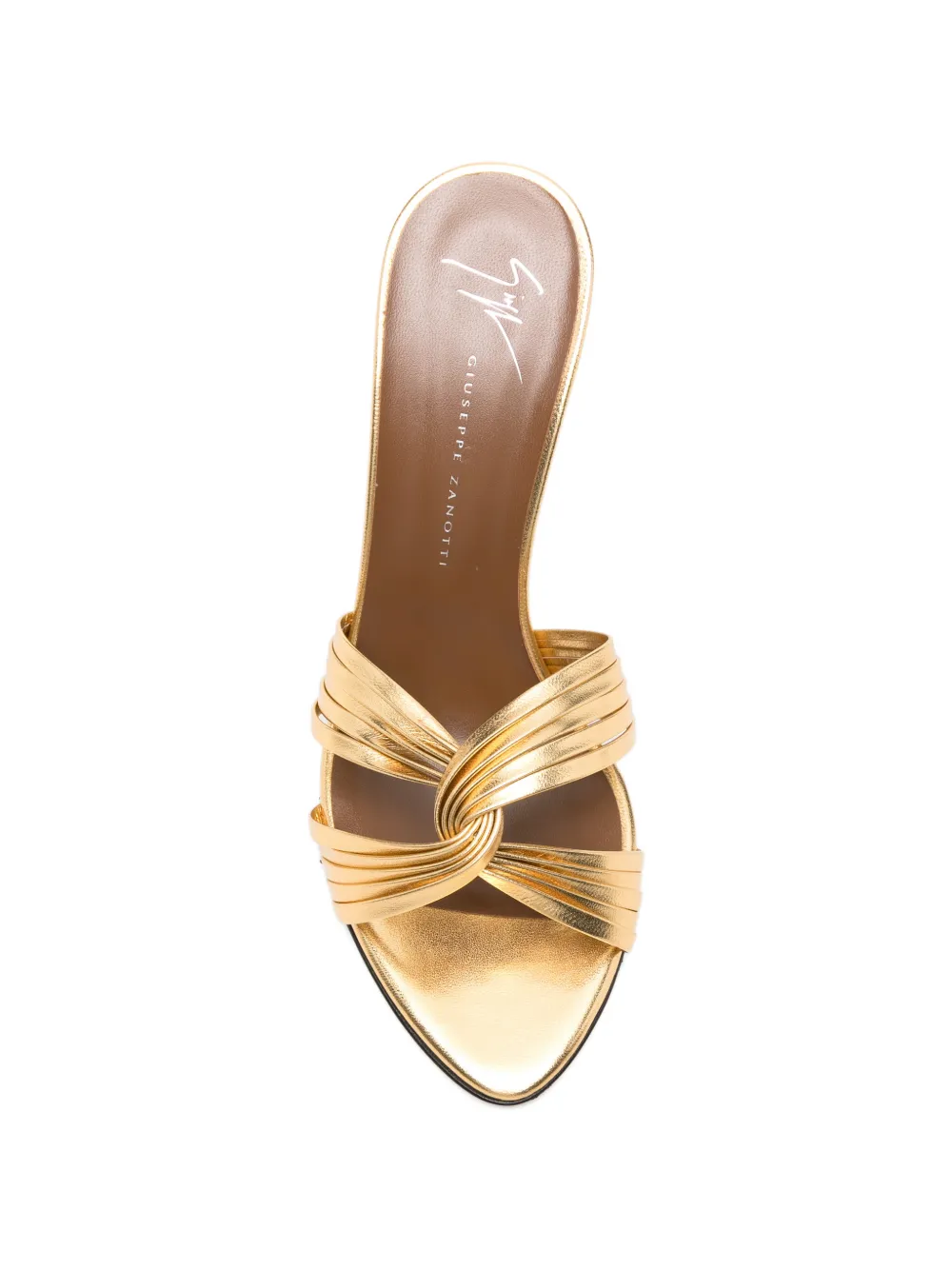 Giuseppe Zanotti Sandalen met geknoopt bandje Goud