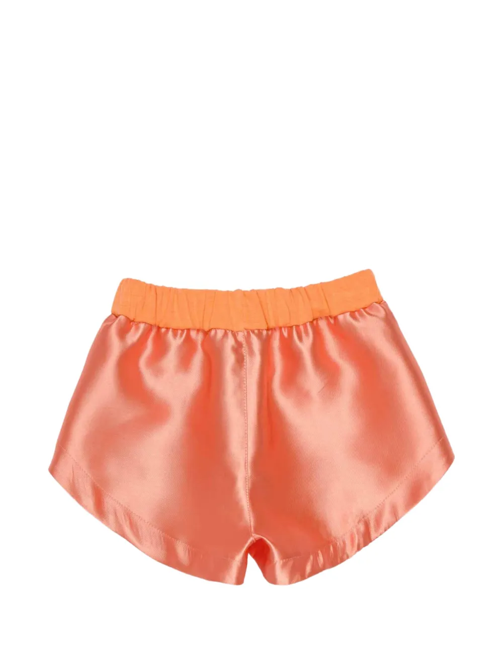  Miss Grant Kids Elasticated Stripe Shorts - Orange 