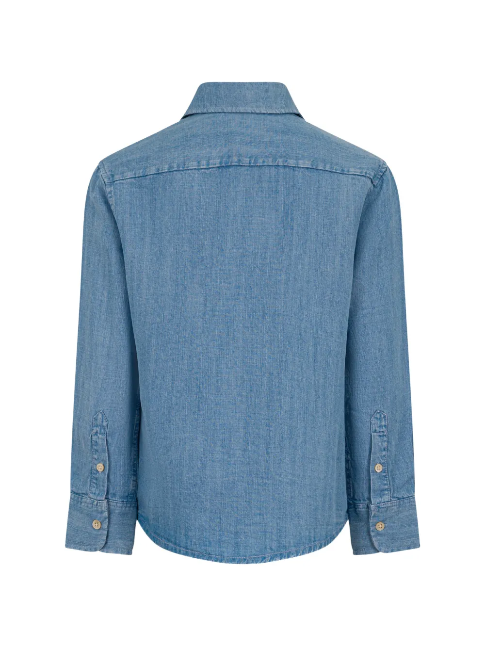  Eleventy Kids Pocket Shirt - Blue 