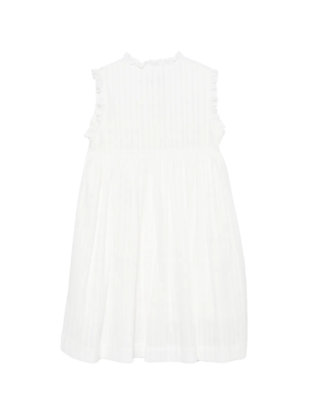 Golden Goose Kids Jurk met geborduurd logo Wit