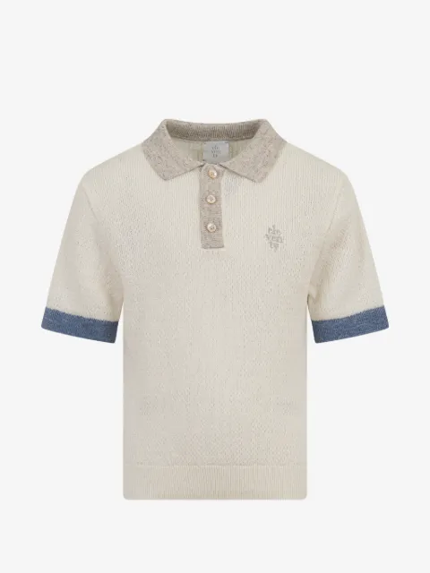 Eleventy Kids button collar polo shirt