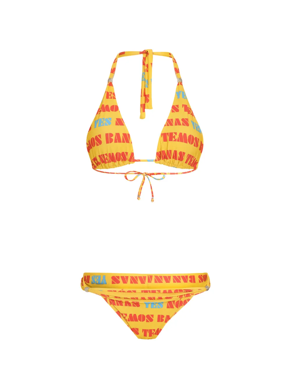 Amir Slama tie-strap bikini - Giallo