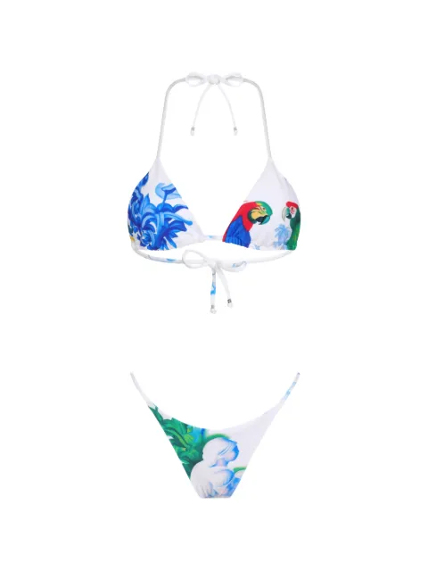 Amir Slama floral-print bikini