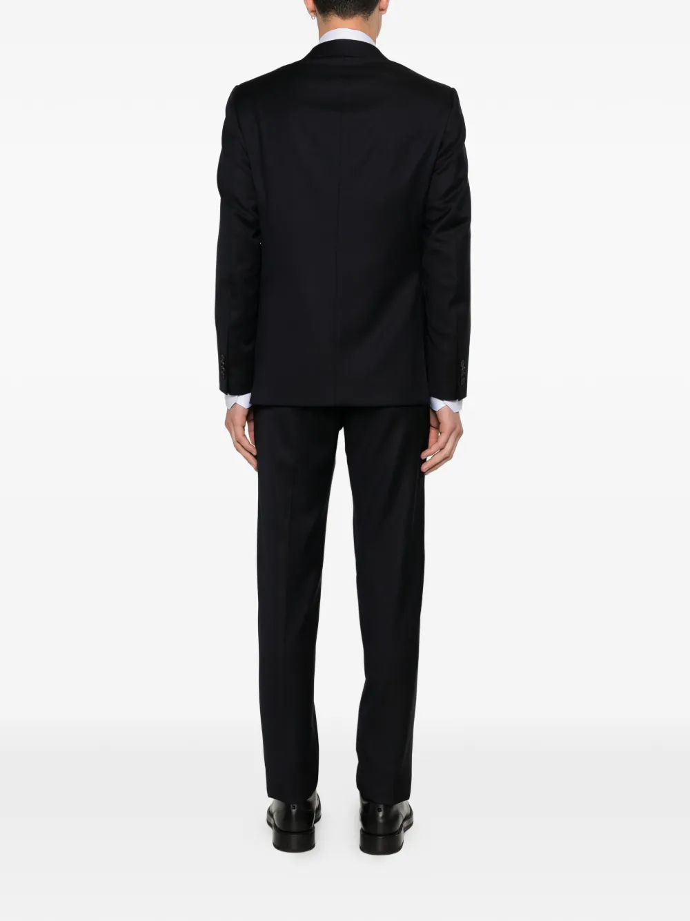  Caruso Notch-lapel Two-piece Suit - Blue 