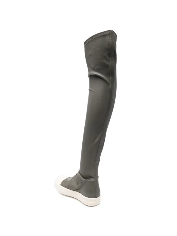 Rick Owens ロングブーツ | グレー | FARFETCH JP
