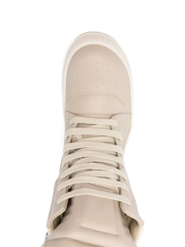 Rick Owens ハイカット スニーカー | ニュートラル | FARFETCH JP