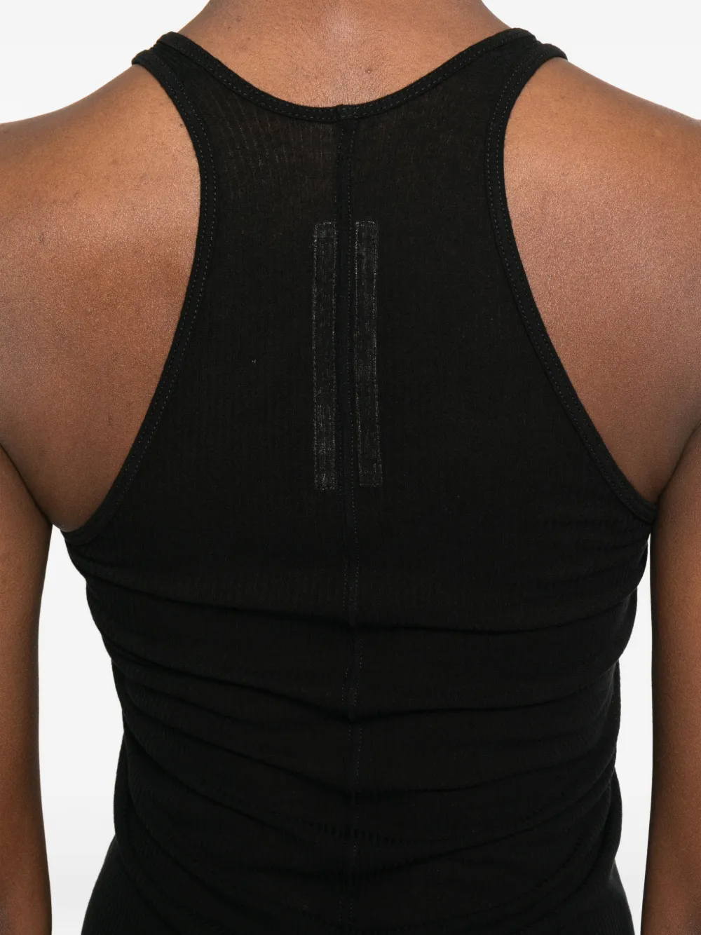 Rick Owens Geribbelde top Zwart