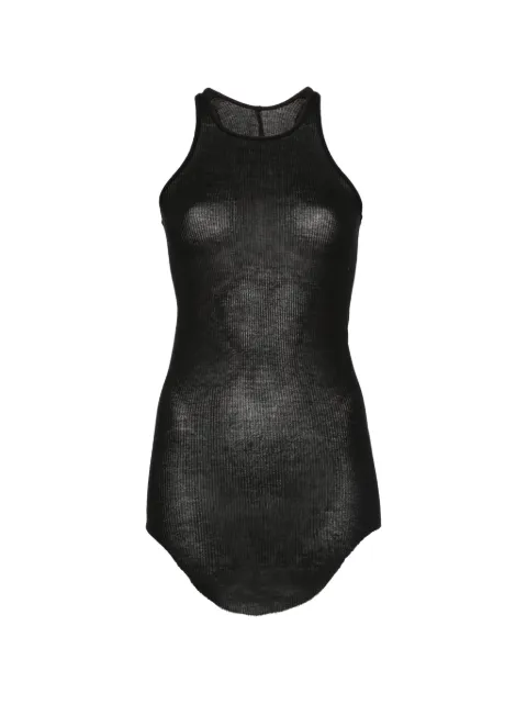 Rick Owens top tejido de canalé