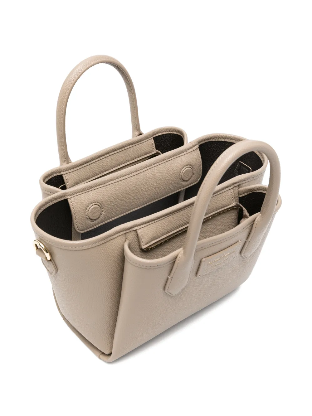 Emporio Armani Heuptas met logoplakkaat Beige