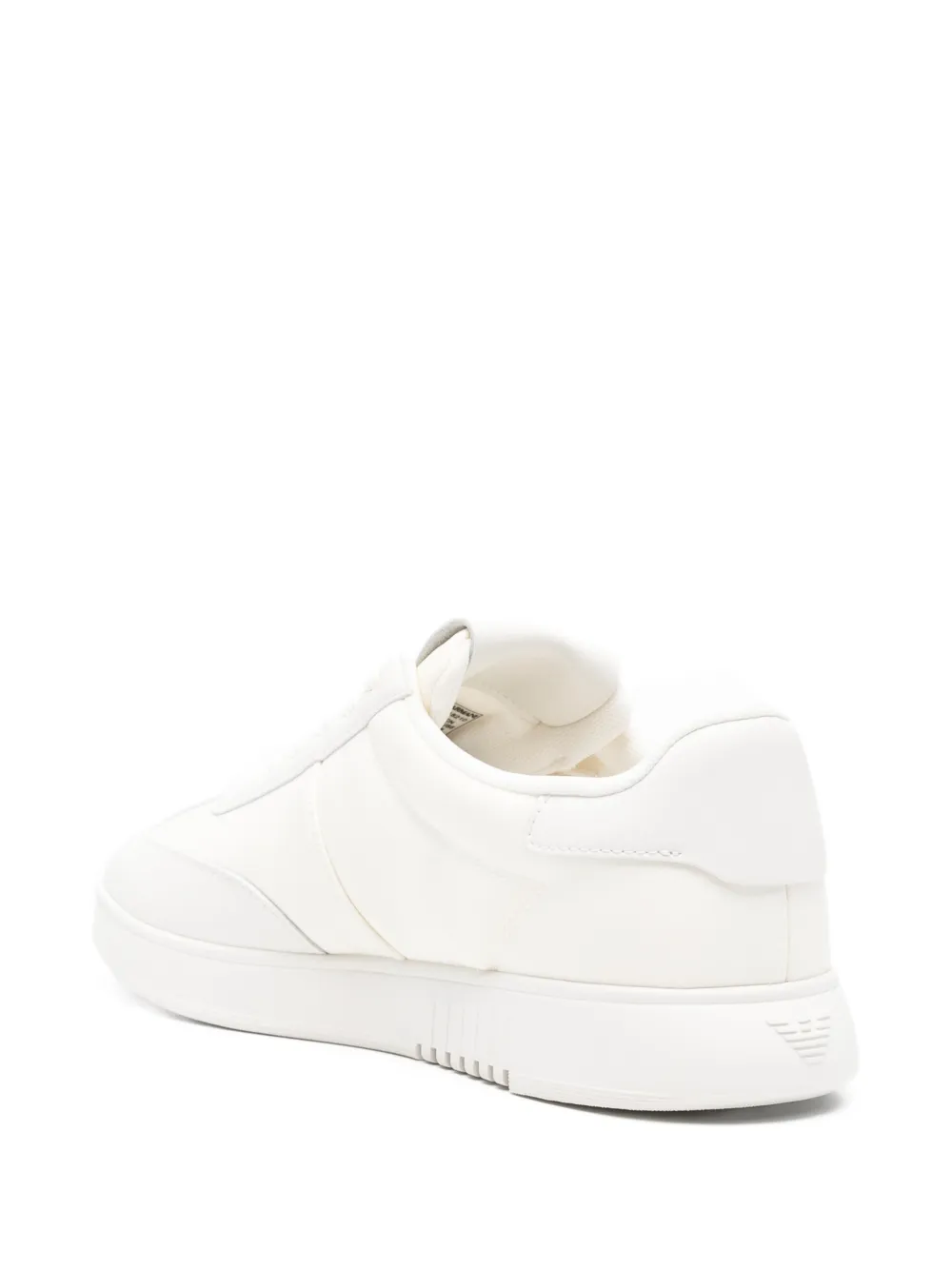 Emporio Armani Sneakers met logoplakkaat Wit