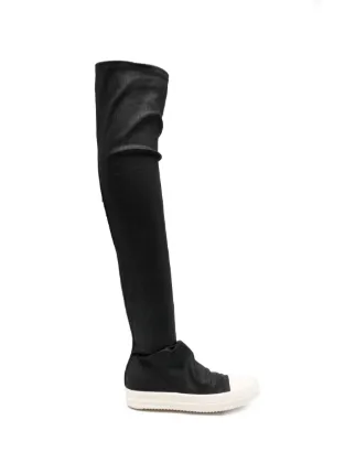 Rick Owens DRKSHDW ニーハイブーツ | ブラック | FARFETCH JP