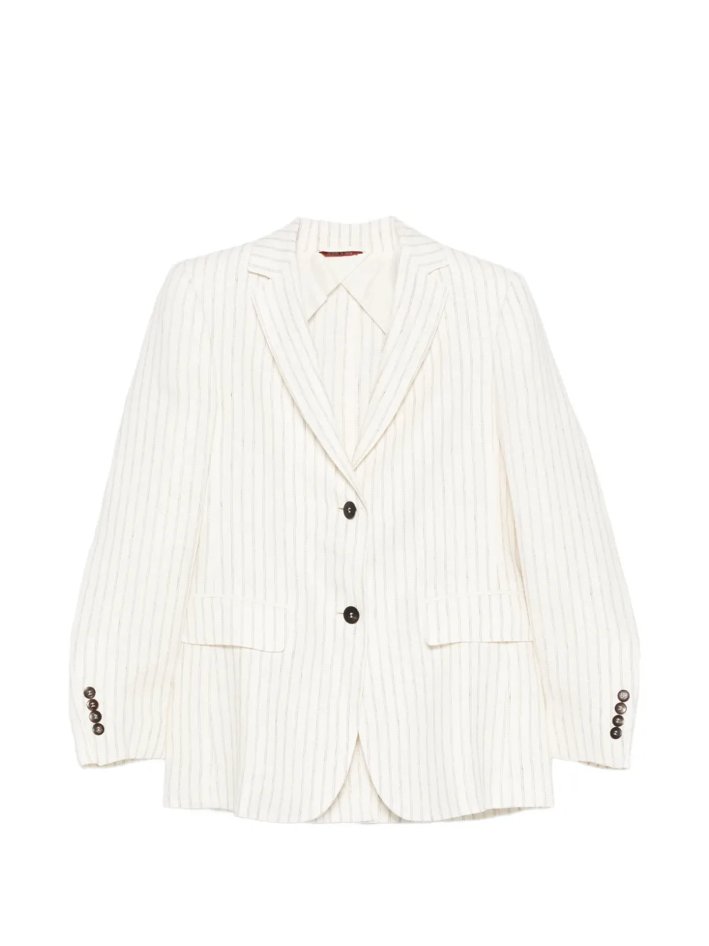 Max Mara striped button jacket - Toni neutri