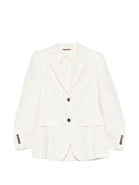 Max Mara striped button jacket