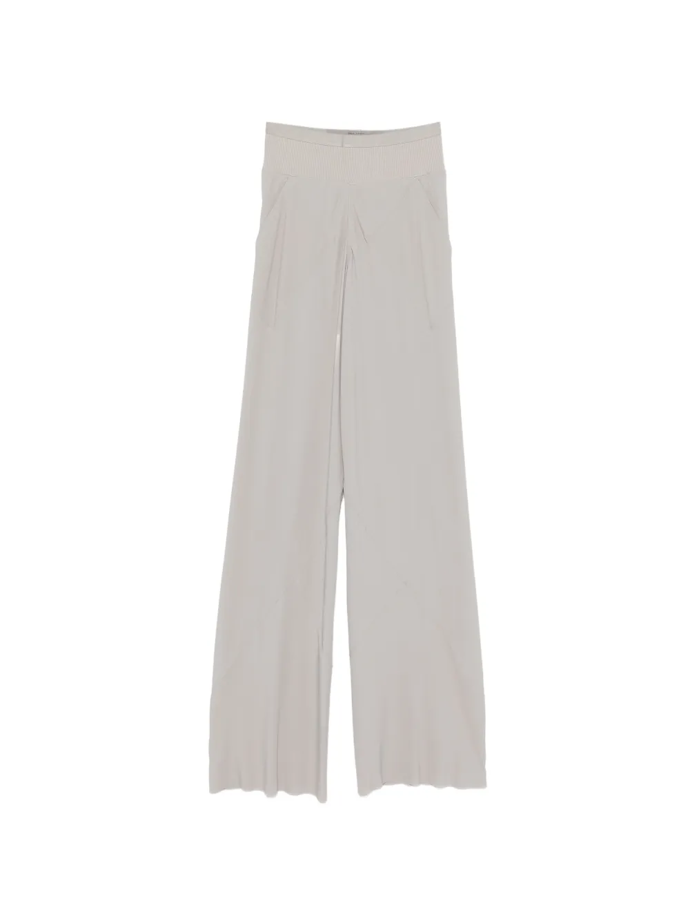 Rick Owens ribbed palazzo pants - Grigio
