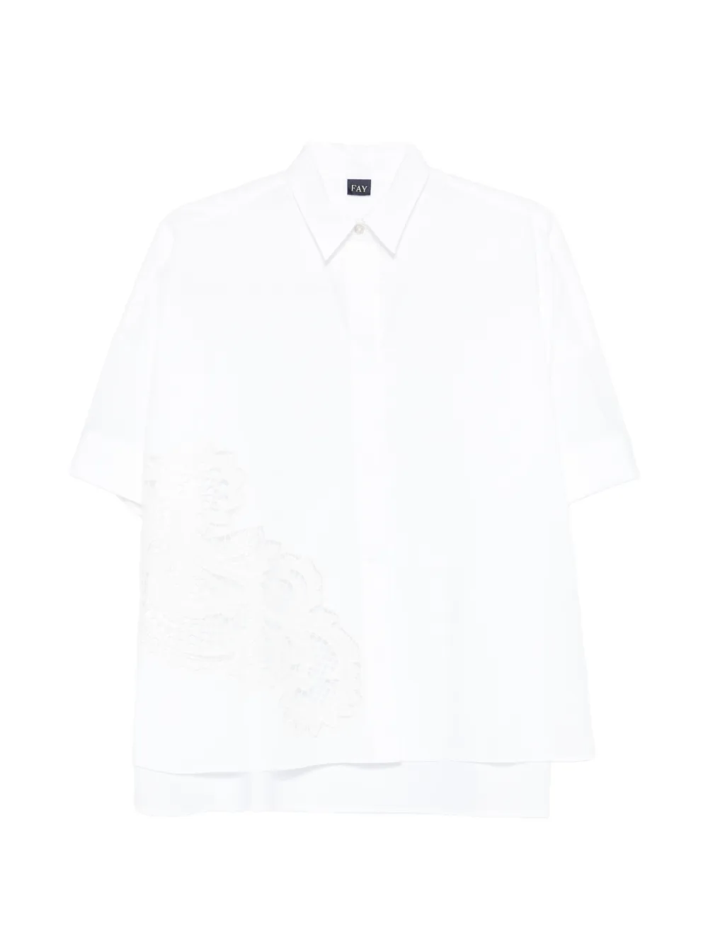 Fay short-sleeve shirt - Bianco